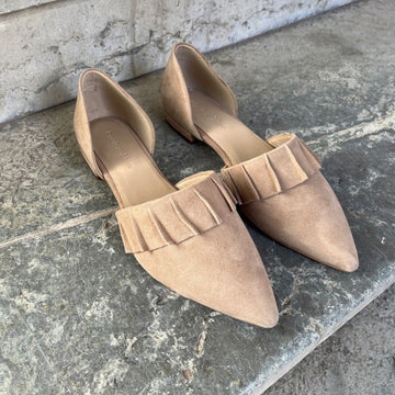COPENHAGEN SHOES NEW ROMANCE Ballerina 00090 DARK BEIGE