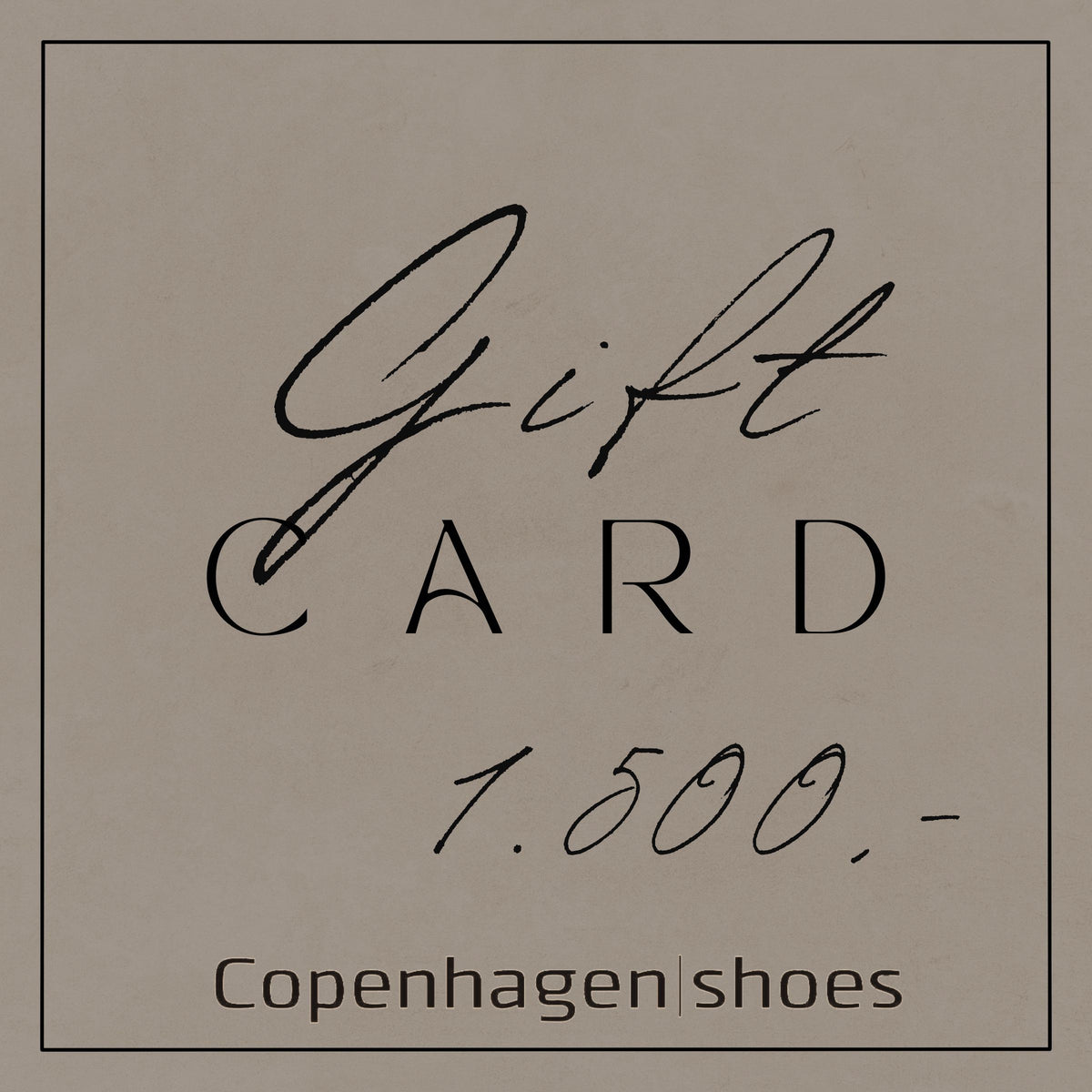 Gavekort 1500