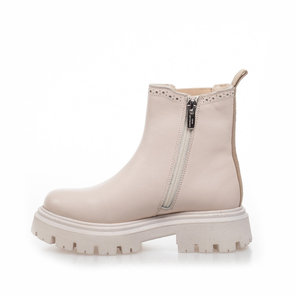 COPENHAGEN KIDS AGNES GIRL FUR LEATHER Støvler 0002 BEIGE