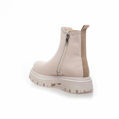 COPENHAGEN KIDS AGNES GIRL FUR LEATHER Støvler 0002 BEIGE
