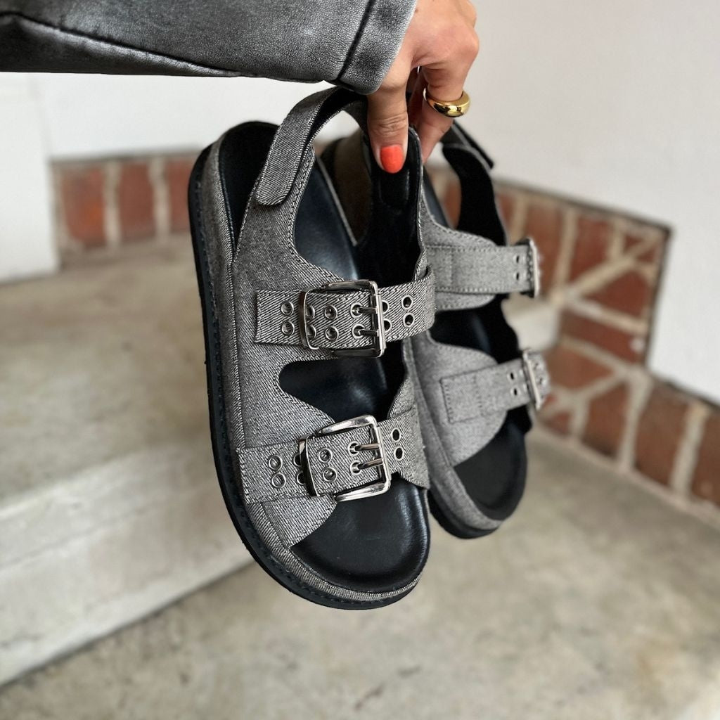 COPENHAGEN SHOES AS I WAS DENIM Sandaler 0741 GREY DENIM