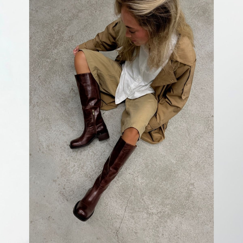 COPENHAGEN SHOES A REAL WOMAN'S WORLD Long boot 0012 BROWN
