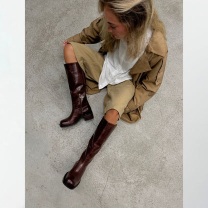 COPENHAGEN SHOES A REAL WOMAN'S WORLD Long boot 0012 BROWN