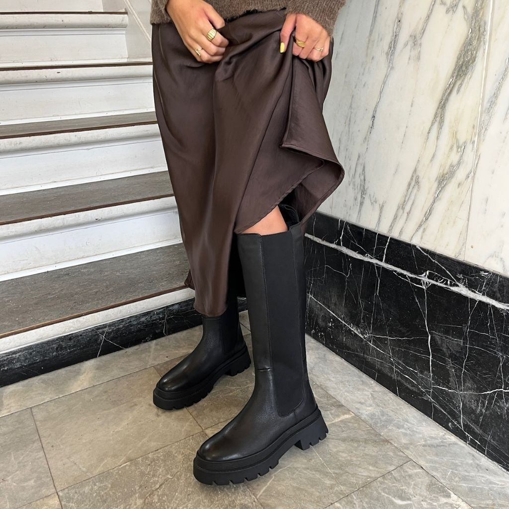 COPENHAGEN SHOES THE LAURA BOOT Long boot 0001 BLACK