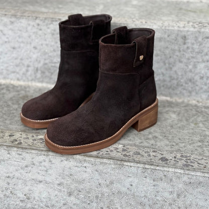 COPENHAGEN SHOES POWER WALK BOOT SUEDE Støvler 004 Dark brown