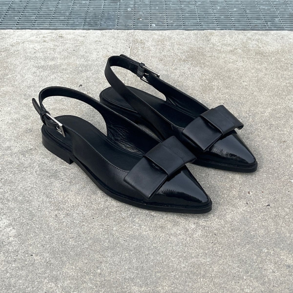 COPENHAGEN SHOES CITY WALK - BLACK Ballerina 0001 BLACK