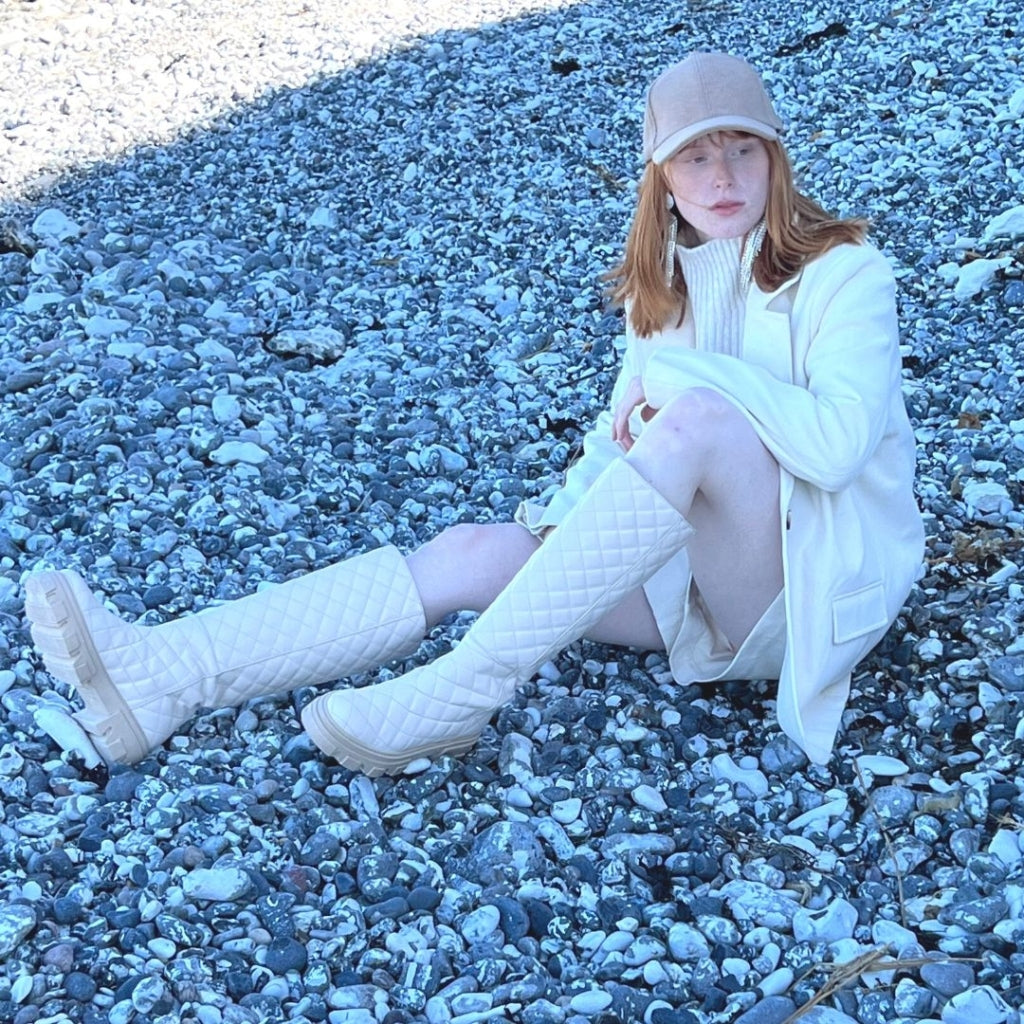 COPENHAGEN SHOES EMILY IN PARIS Long boot 402 NATURAL (BEIGE)