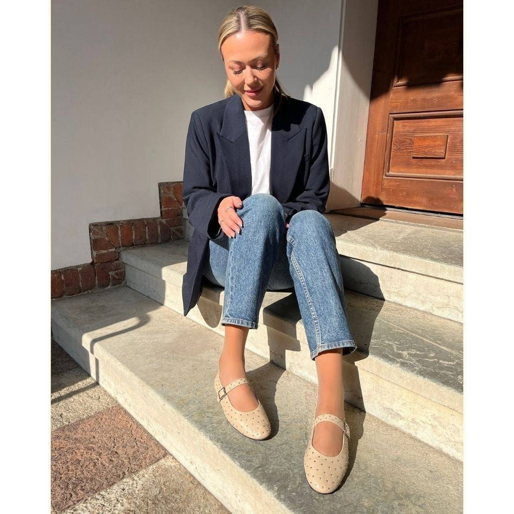 COPENHAGEN SHOES FOREVER LOVE Ballerina 0002 BEIGE