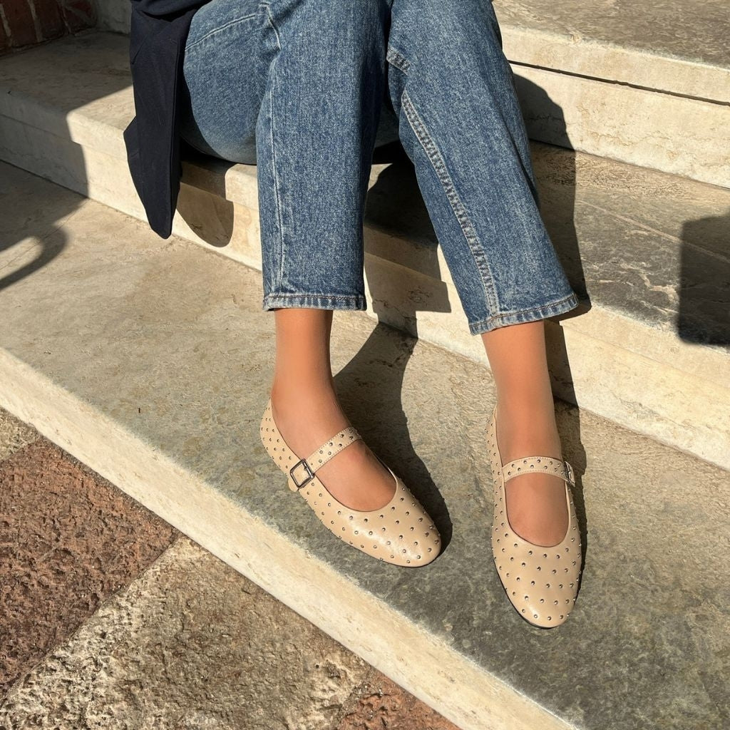 COPENHAGEN SHOES FOREVER LOVE Ballerina 0002 BEIGE