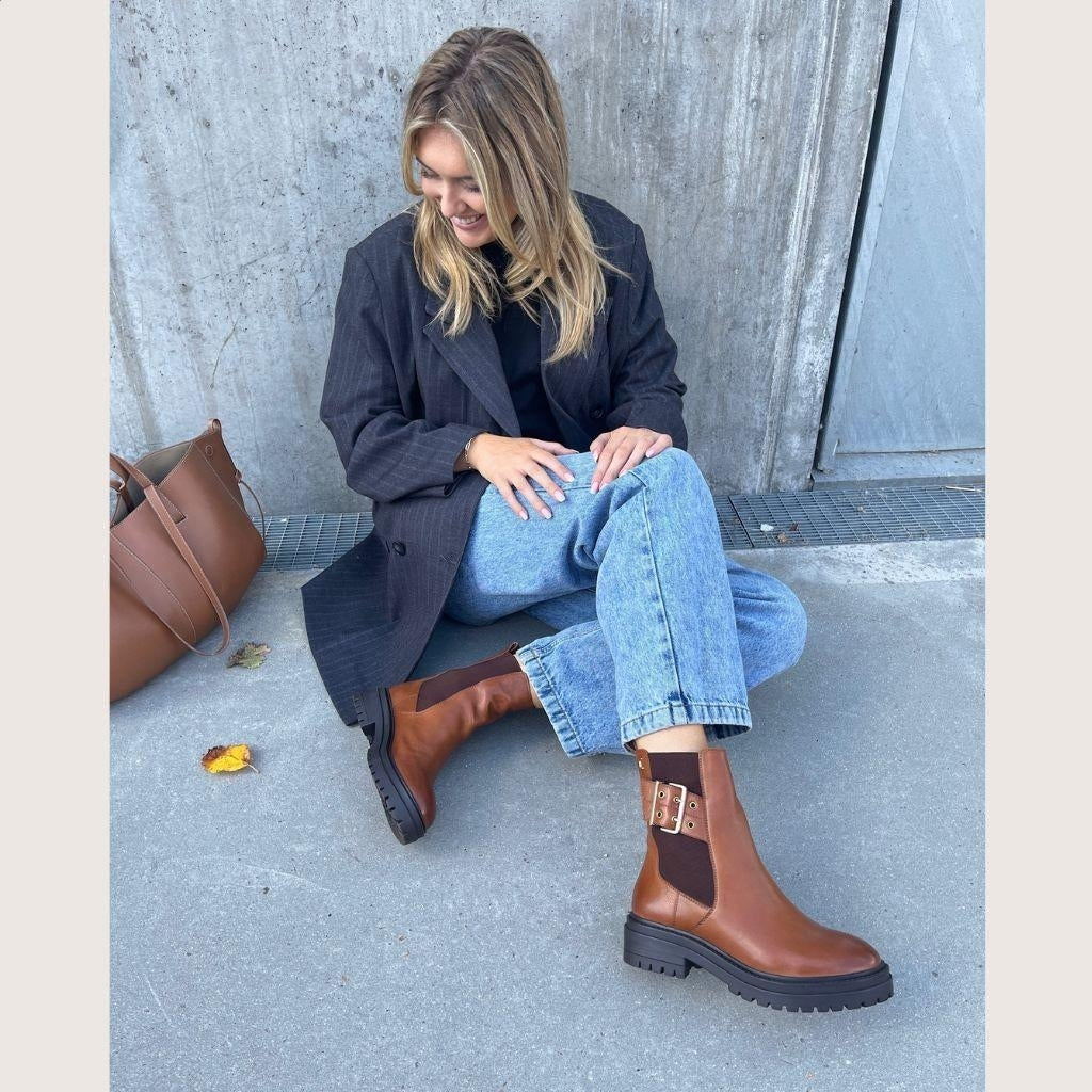 COPENHAGEN SHOES ITS LIKE FALL Støvler 0241 COGNAC