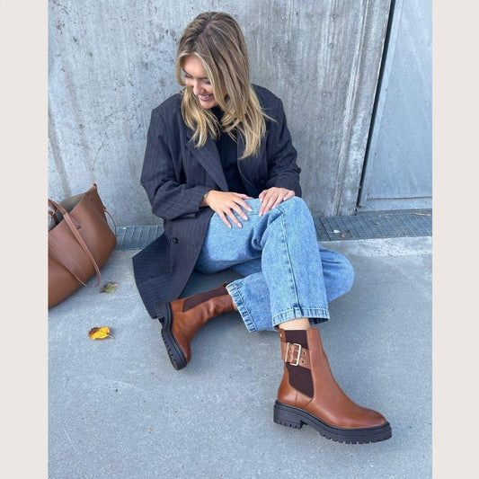 COPENHAGEN SHOES ITS LIKE FALL Støvler 0241 COGNAC