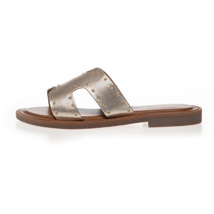 COPENHAGEN SHOES IVY STUDS GOLD Slippers 0051 GOLD