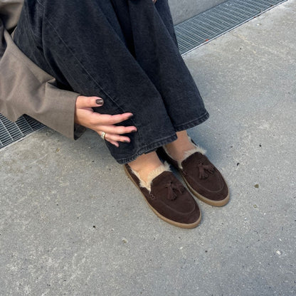 COPENHAGEN SHOES JUST A KISS Loafers 0018 DK BROWN