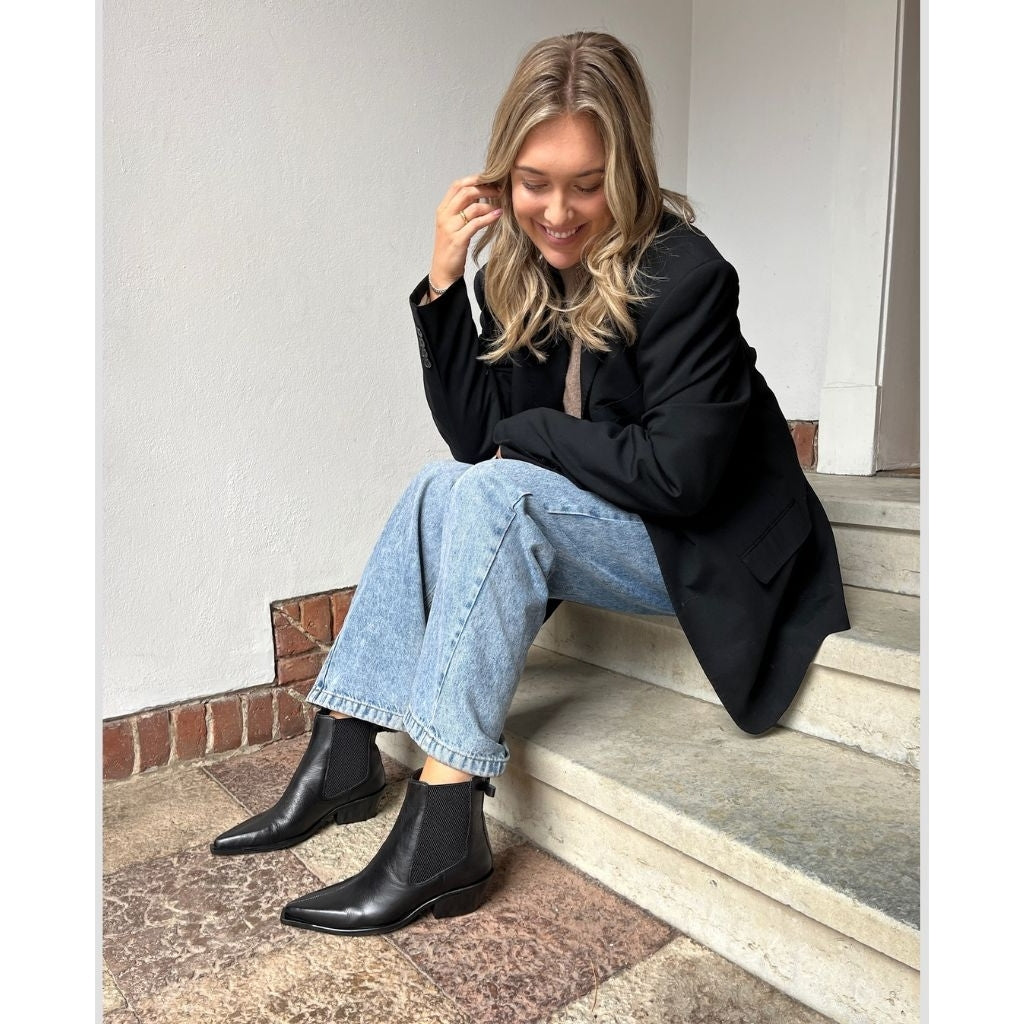 COPENHAGEN SHOES JUST THEN Støvler 0001 BLACK