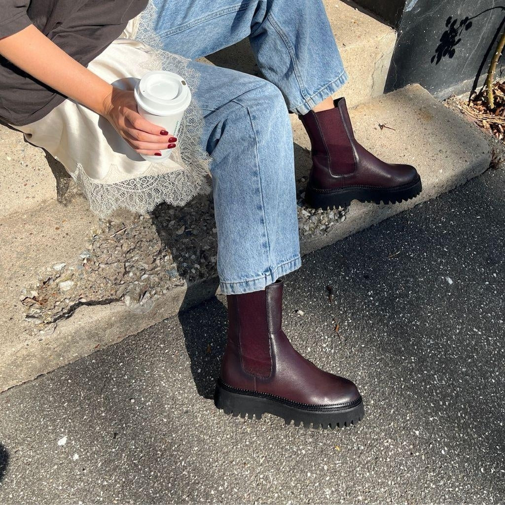 COPENHAGEN SHOES LEMON EDITION BORDEAUX Støvler 2250 BORDEAUX (GRANATA)