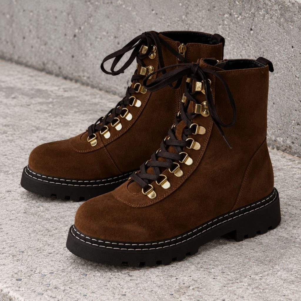 COPENHAGEN SHOES LIVING LIFE Støvler 148 Cognac suede