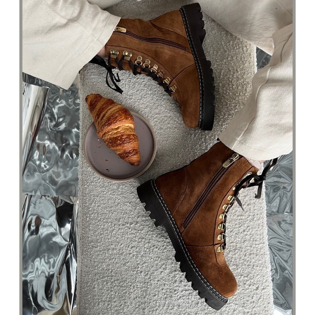 COPENHAGEN SHOES LIVING LIFE Støvler 148 Cognac suede
