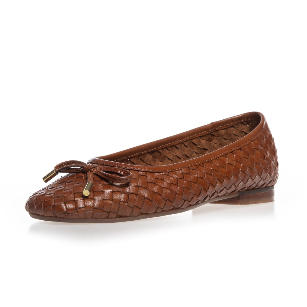 COPENHAGEN SHOES LUCIE Ballerina 0241 COGNAC