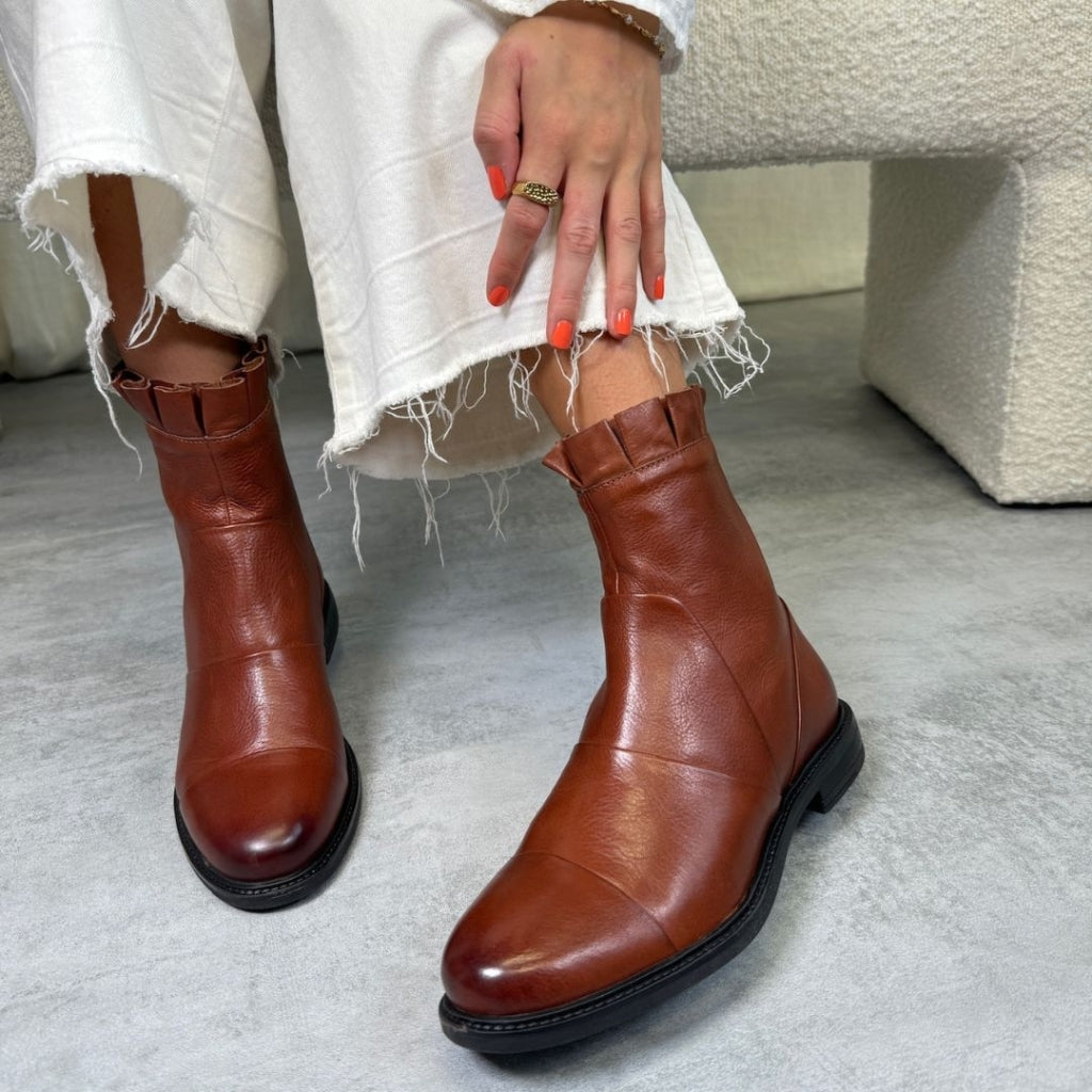 COPENHAGEN SHOES MARGARET Støvler 0241 COGNAC