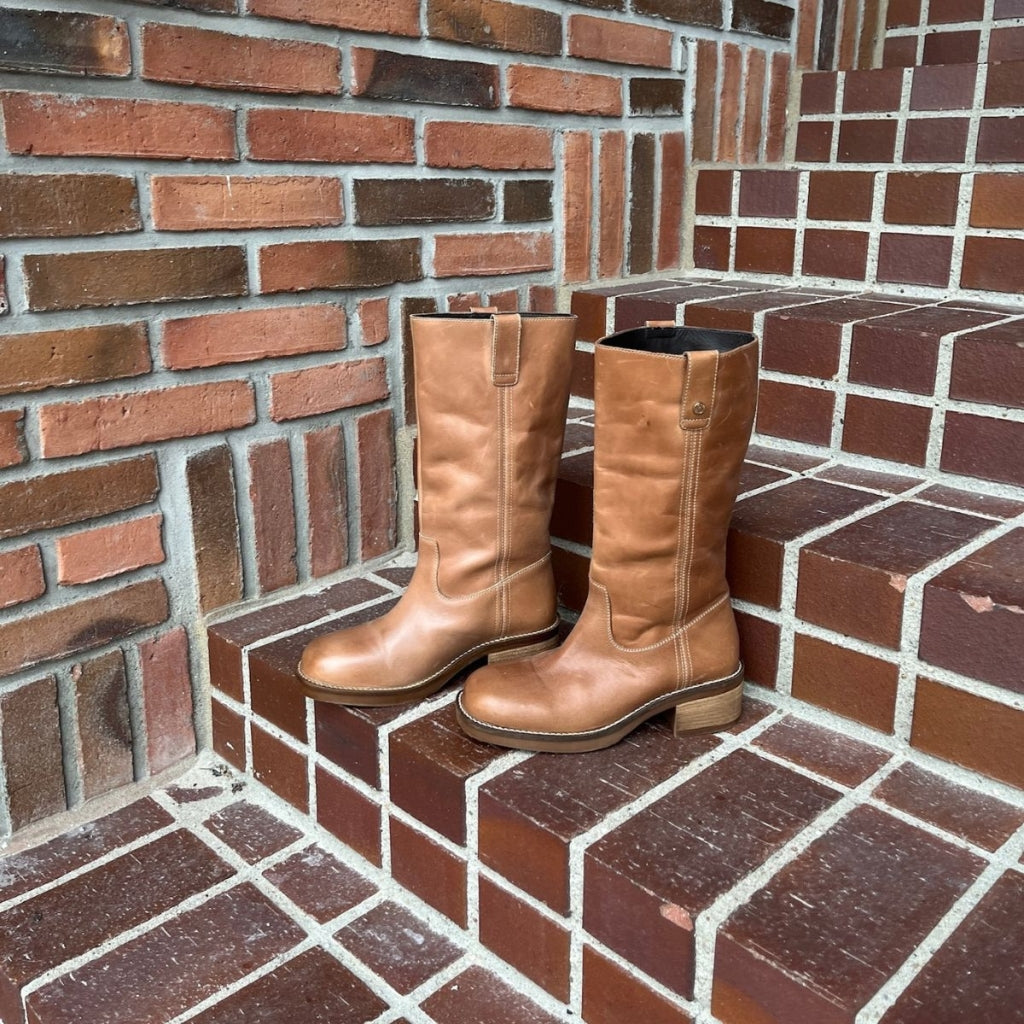 COPENHAGEN SHOES MAY I FLY Long boot 125 TAN