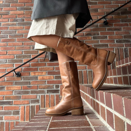 COPENHAGEN SHOES MAY I FLY Long boot 125 TAN