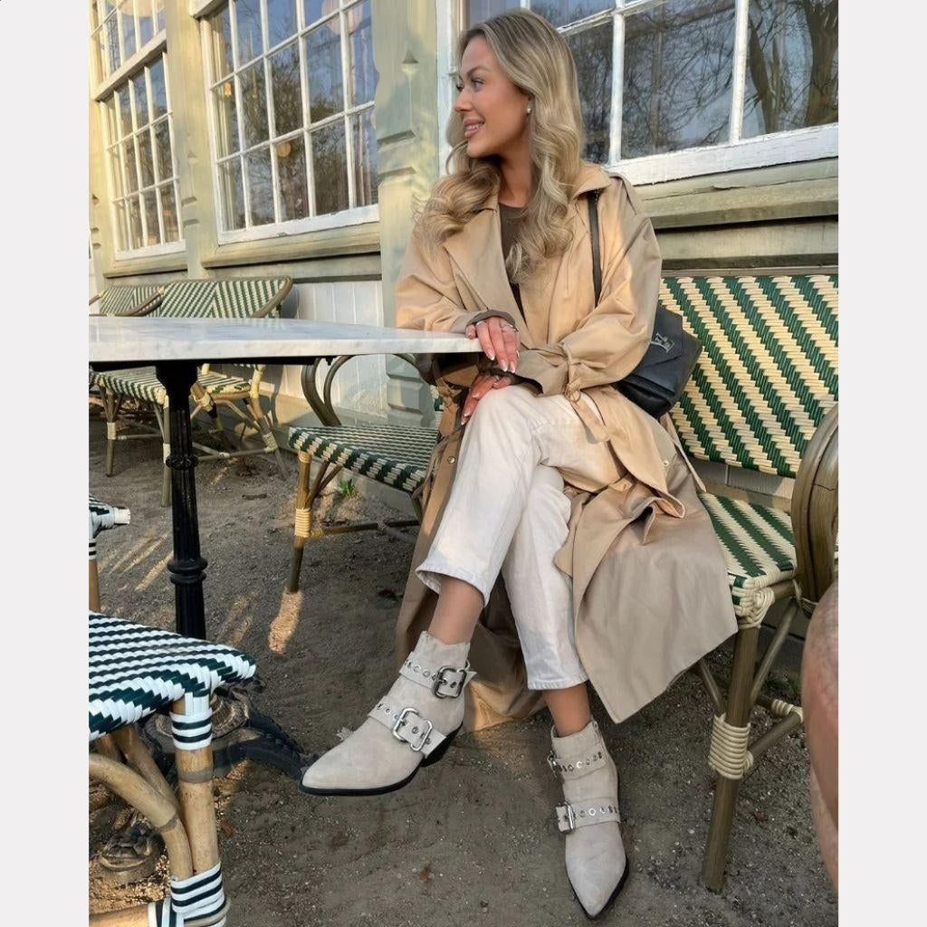 COPENHAGEN SHOES MOVE FOR MORE SUEDE Støvler 0002 BEIGE