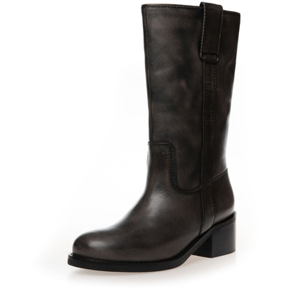 COPENHAGEN SHOES MY GOOD VIBES Long boot 0003 BEIGE/BLACK