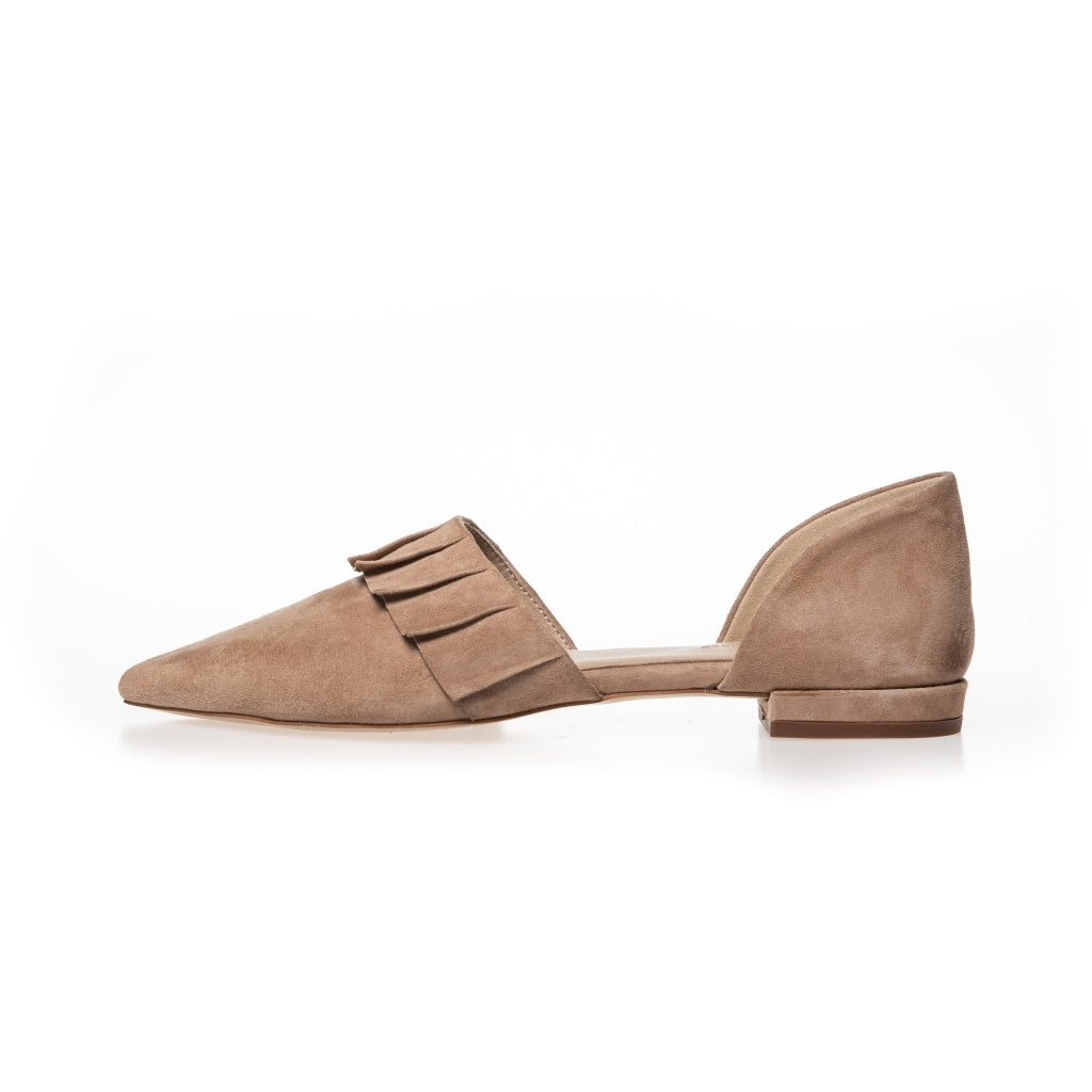 COPENHAGEN SHOES NEW ROMANCE Ballerina 00090 DARK BEIGE
