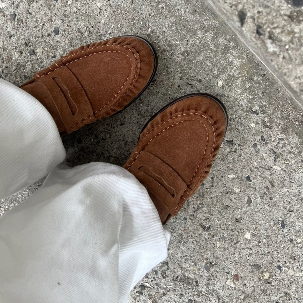 COPENHAGEN SHOES PARIS AND ME S. Loafers 0242 DARK COGNAC