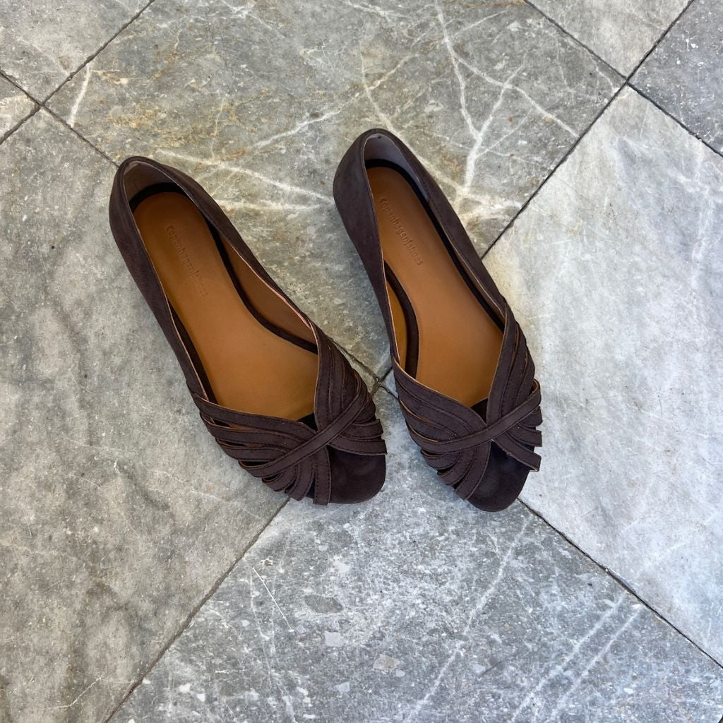 COPENHAGEN SHOES PASSIONATE S. Ballerina 004 Dark brown