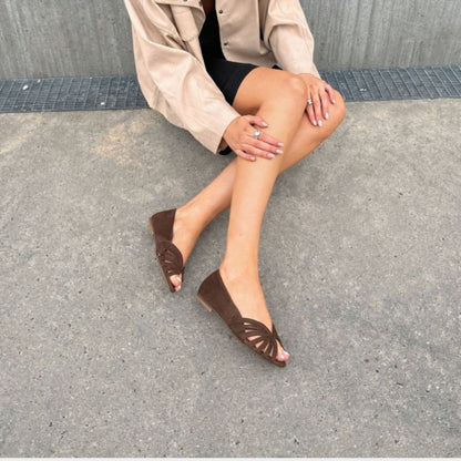 COPENHAGEN SHOES PASSIONATE S. Ballerina 004 Dark brown
