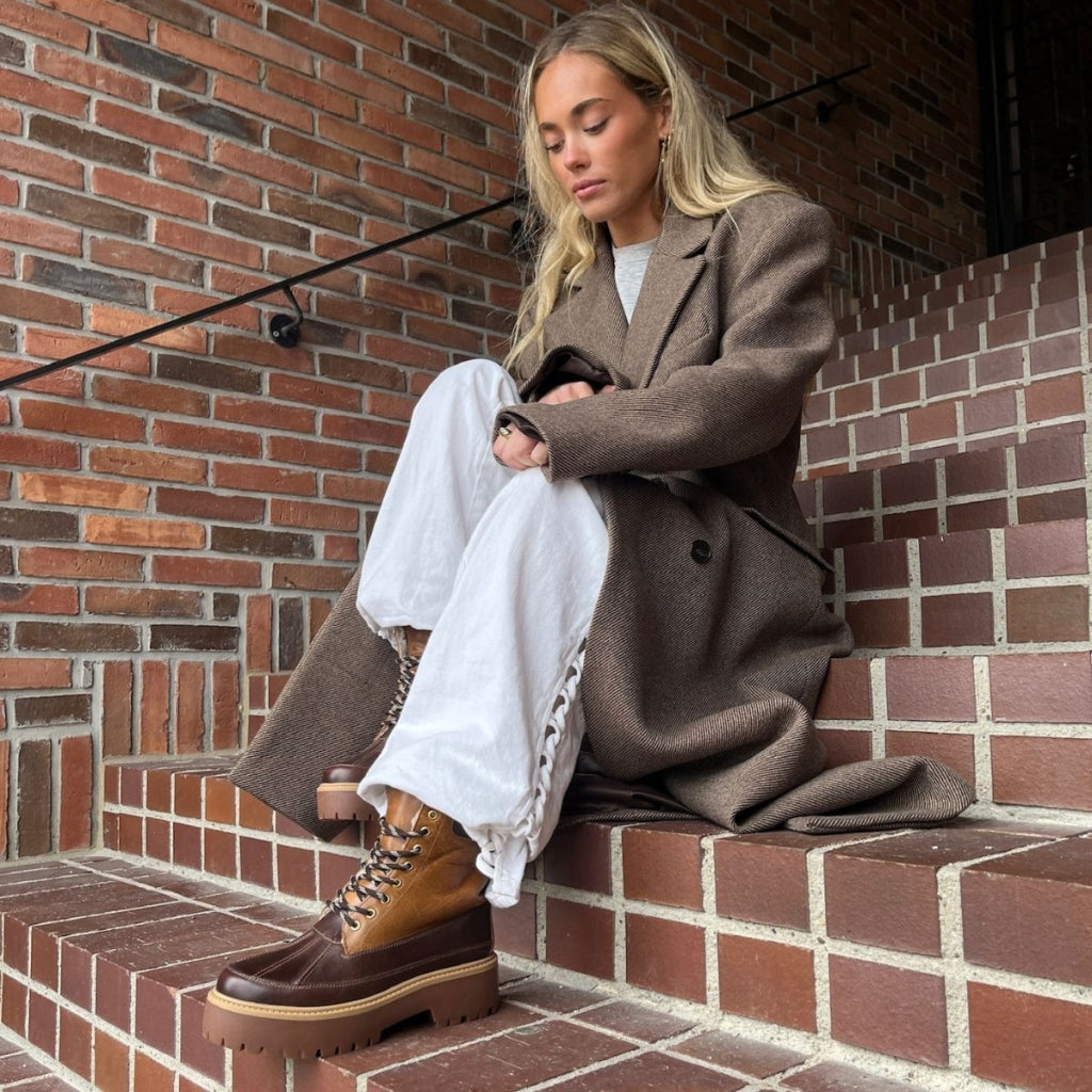COPENHAGEN SHOES REAL MOMENTS Støvler 907 BROWN/COGNAC