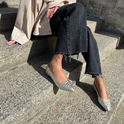 COPENHAGEN SHOES REAL VIBES Ballerina 371 PLATINO