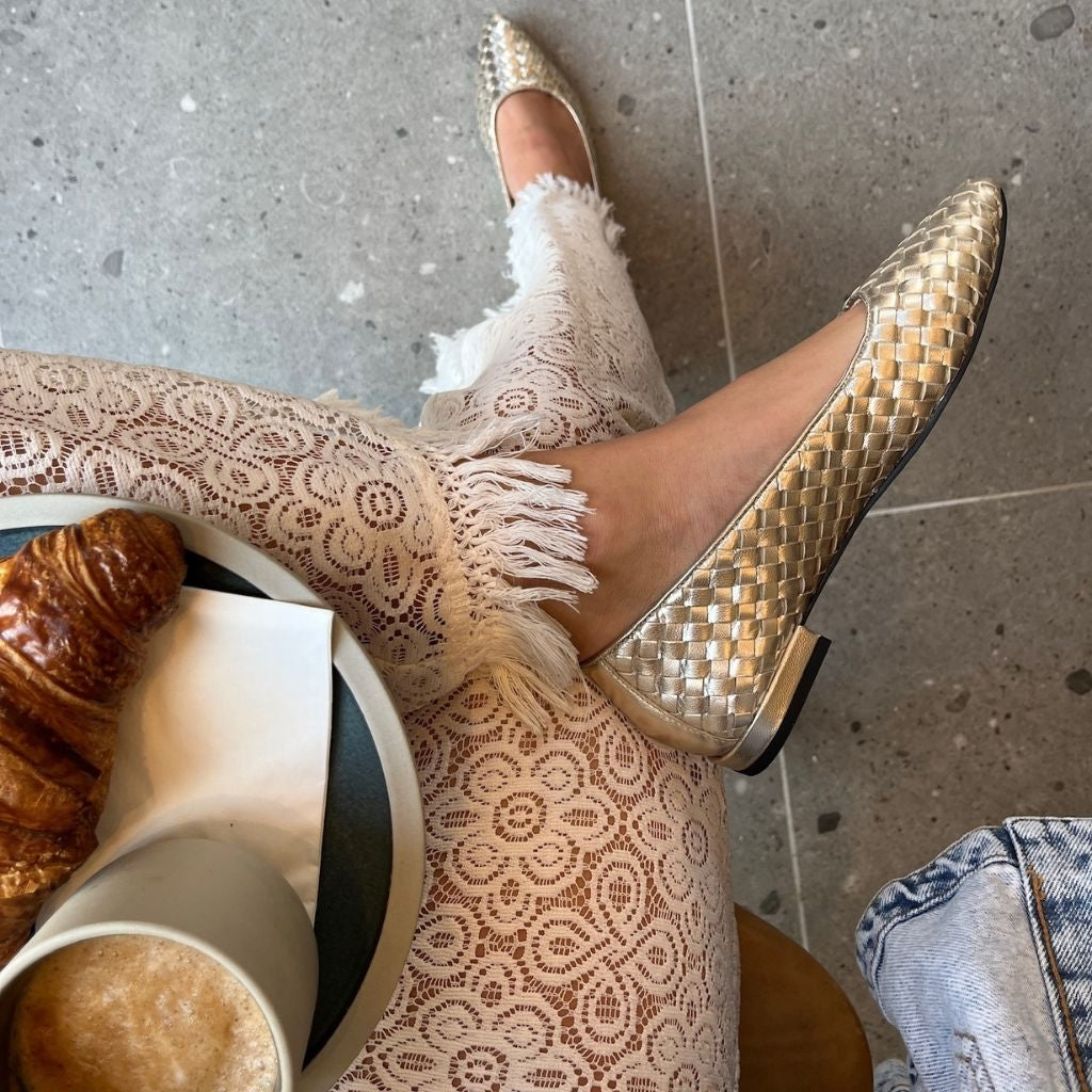 COPENHAGEN SHOES REAL VIBES Ballerina 371 PLATINO