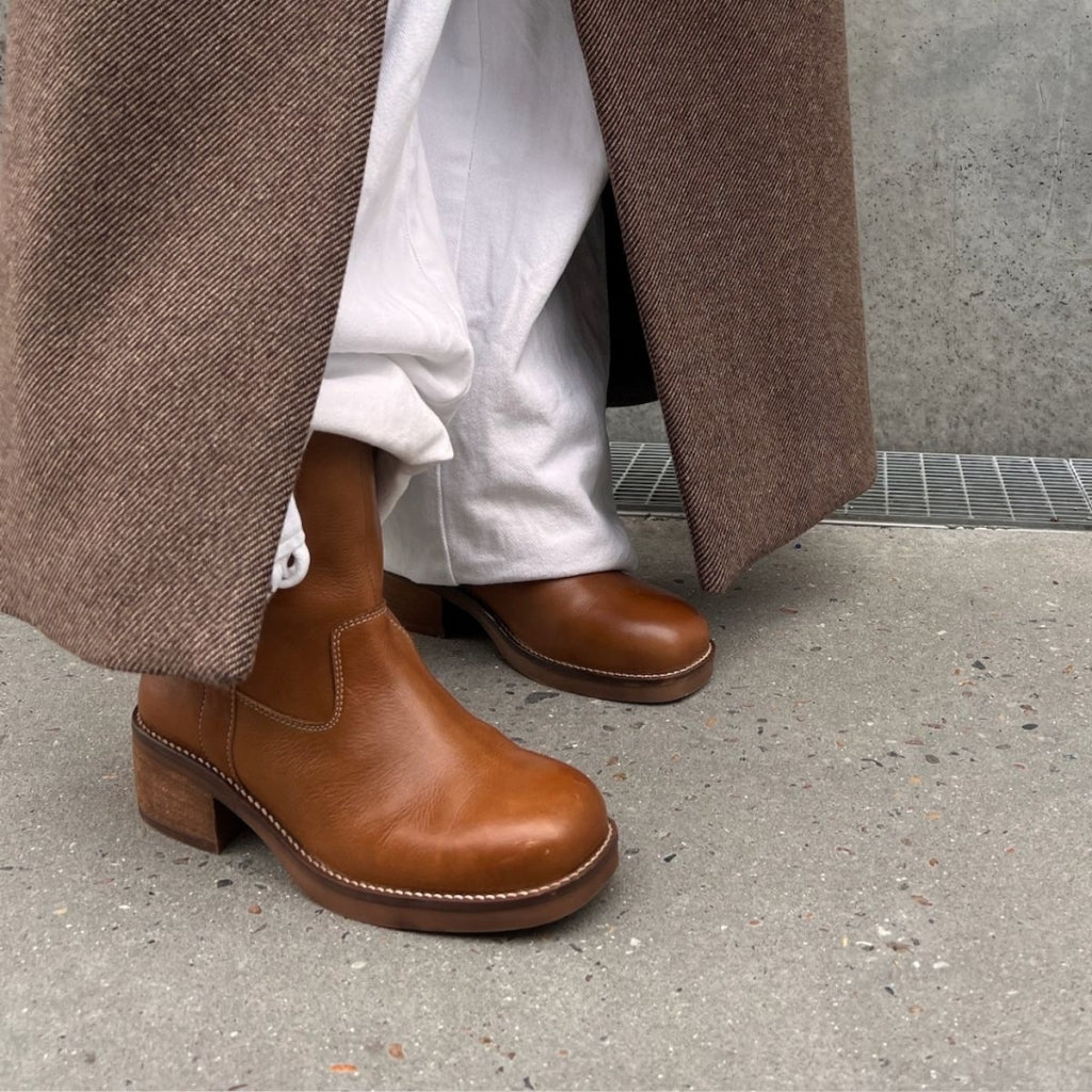 COPENHAGEN SHOES SAY MORE - BROWN/TAN Støvler 125 TAN