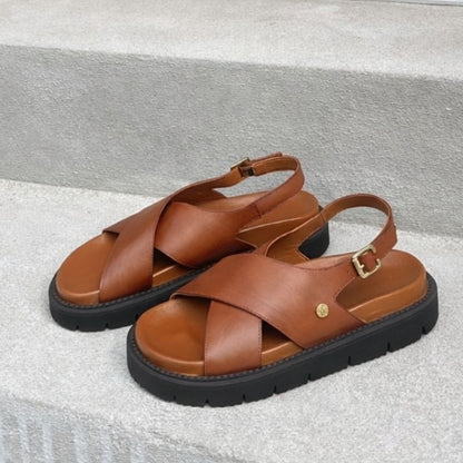 COPENHAGEN SHOES SUMMERTIME COGNAC Sandaler 0241 COGNAC