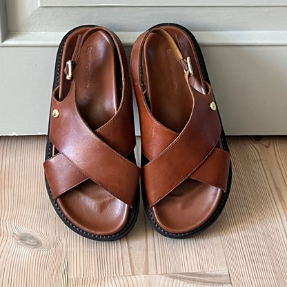 COPENHAGEN SHOES SUMMERTIME COGNAC Sandaler 0241 COGNAC