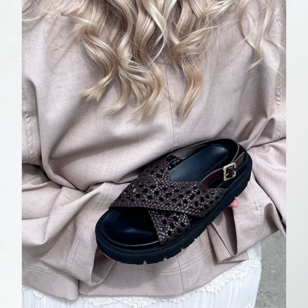 COPENHAGEN SHOES SUMMERTIME F. Sandaler 0018 DK BROWN