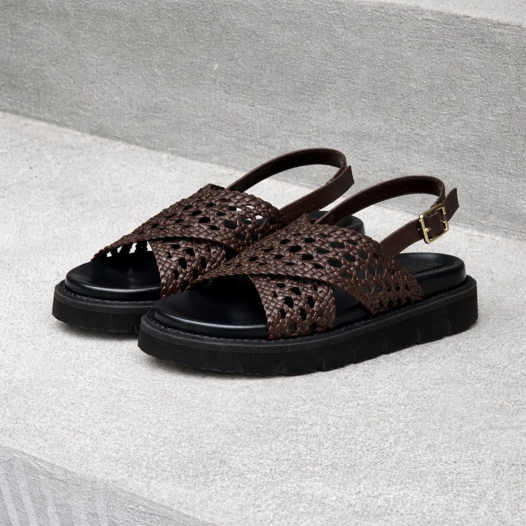 COPENHAGEN SHOES SUMMERTIME F. Sandaler 0018 DK BROWN