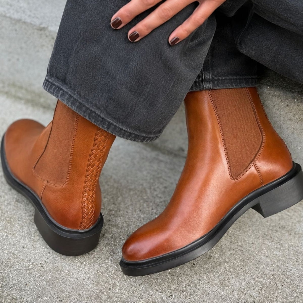 COPENHAGEN SHOES THE CITY LIFE Støvler 0241 COGNAC