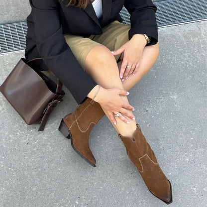 COPENHAGEN SHOES THE COUTURE WALK S. Støvler 0134 TOBACCO