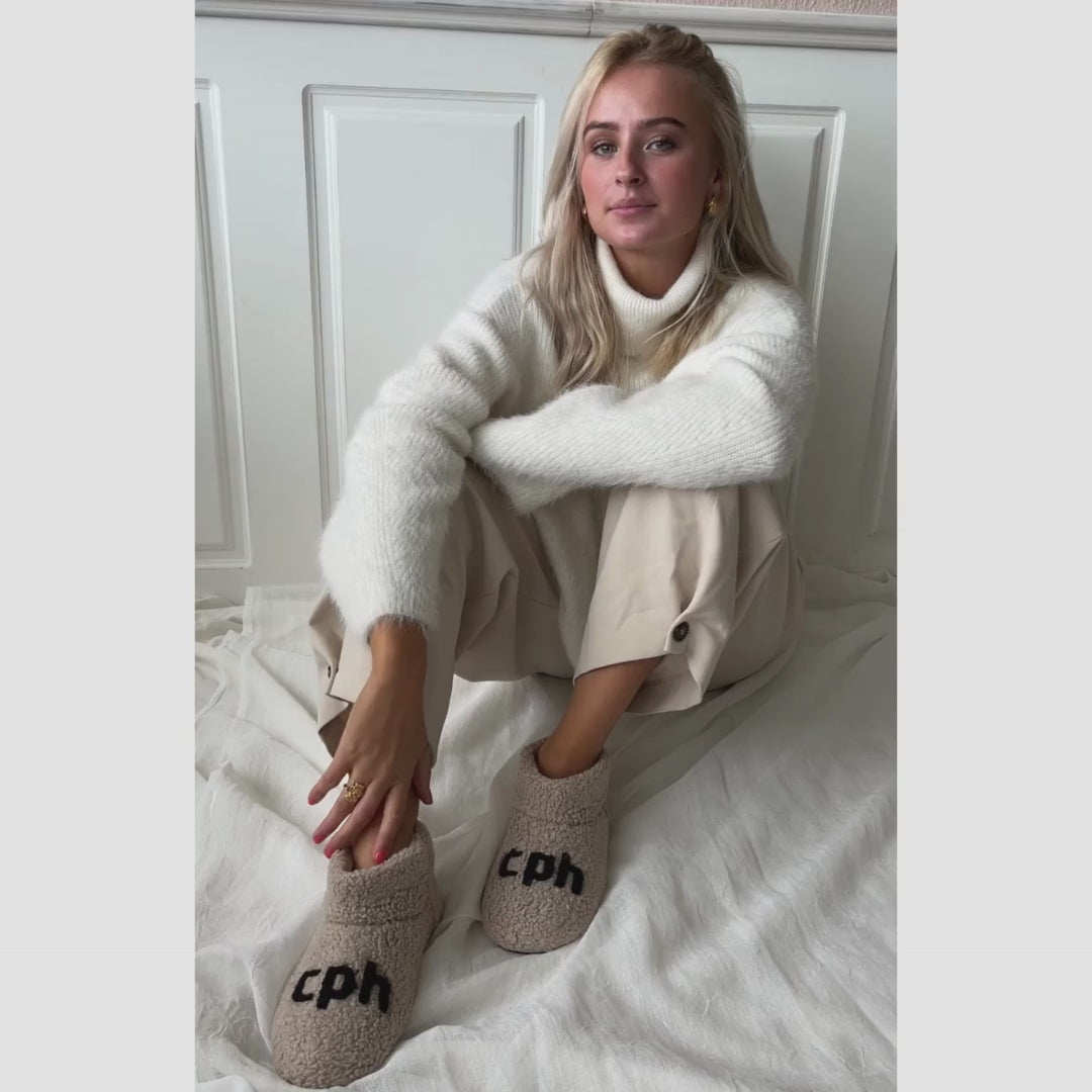 COPENHAGEN SHOES MY MOMENTS Hjemmesko 0002 BEIGE