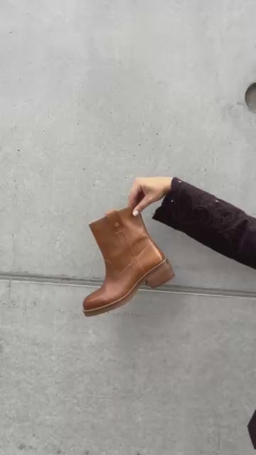 COPENHAGEN SHOES SAY MORE - BROWN/TAN Støvler 125 TAN