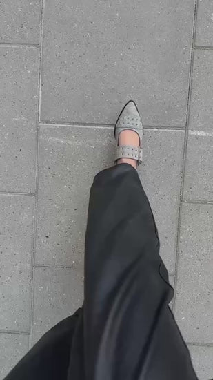 COPENHAGEN SHOES PASSION MOVE-DENIM Ballerina 0028 GREY