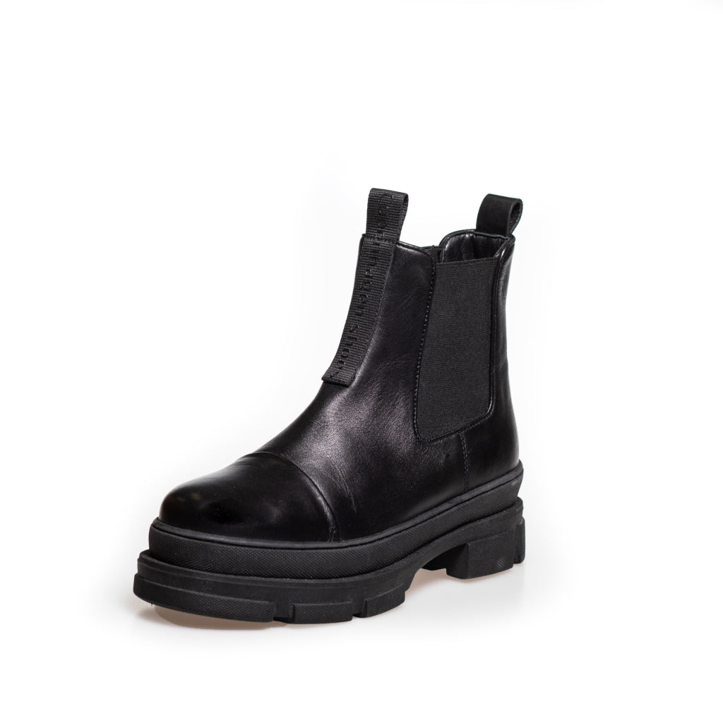 COPENHAGEN SHOES YOU AND ME LOW Støvler 565 Black (with black sole)